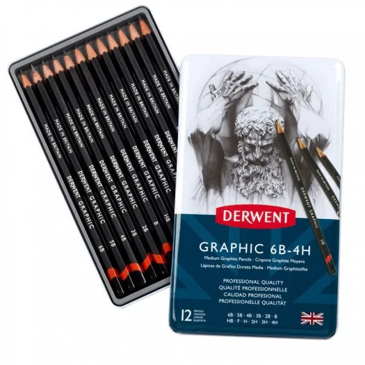 Derwent Graphic 6B - 4H Tin