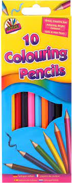 Colouring Pencils. Pack of 10